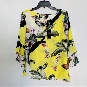 Jessica Rose flowy top with bell sleeves